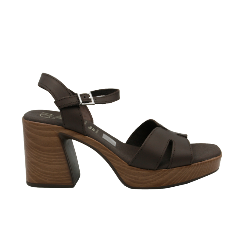 Sandalias de Tacón Mujer Oh My Sandals 5932 Marron