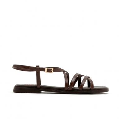 Sandalias Planas Mujer Porronet 3221 Moka