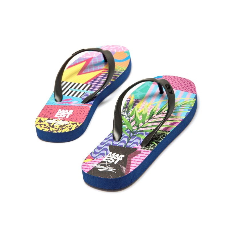 Chanclas Casual de Mujer MTNG MAREST Negro 62989