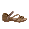 Sandalias Planas Mujer Inter-Bios 4476 Kaki-Taupe