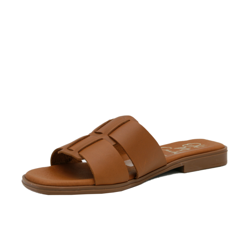 Sandalias Planas Mujer Oh My Sandals 5823 Cuero