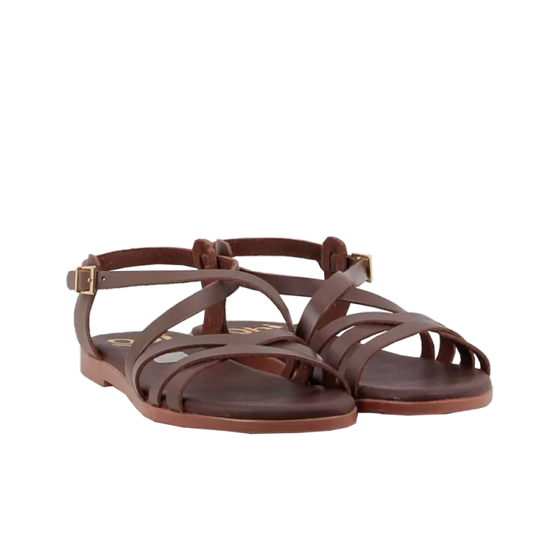 Sandalias Planas Mujer Oh My Sandals 5806 Marron