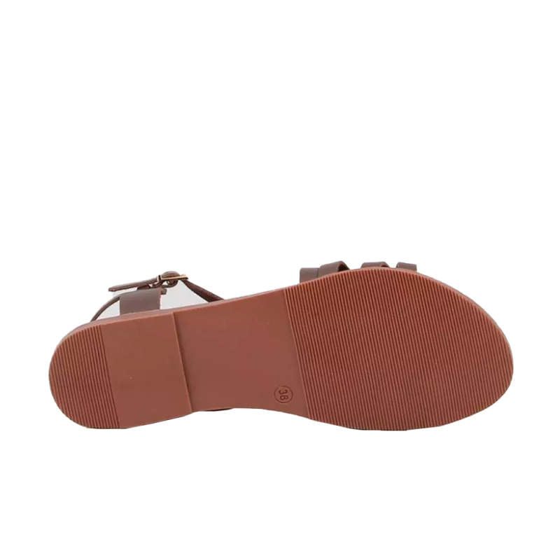 Sandalias Planas Mujer Oh My Sandals 5806 Marron