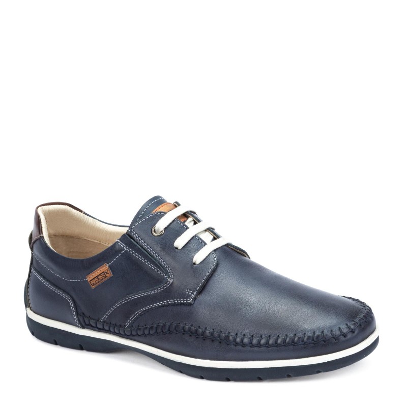 Zapato con cordones elásticos para hombre Pikolinos MARBELLA M9A azul