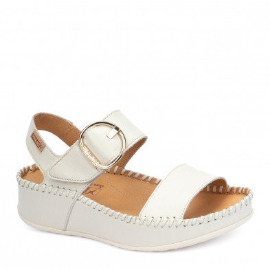 Sandalia cuña Pikolinos MARINA W1C beige