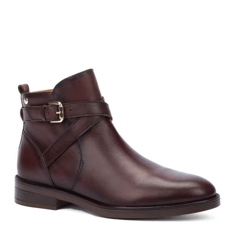 Botines planos Pikolinos PUERTOLLANO W3C marrón