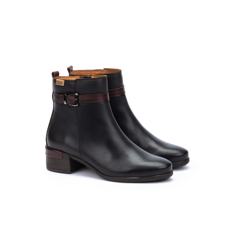 Botines de tacón Pikolinos MALAGA W6W negro