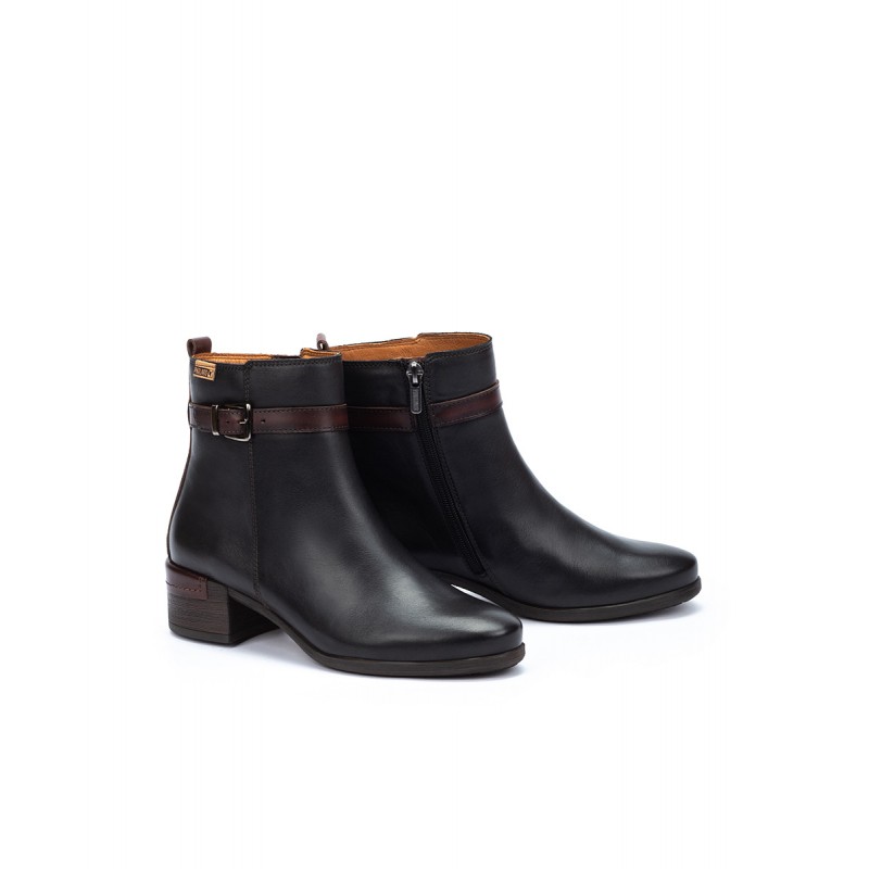 Botines de tacón Pikolinos MALAGA W6W negro