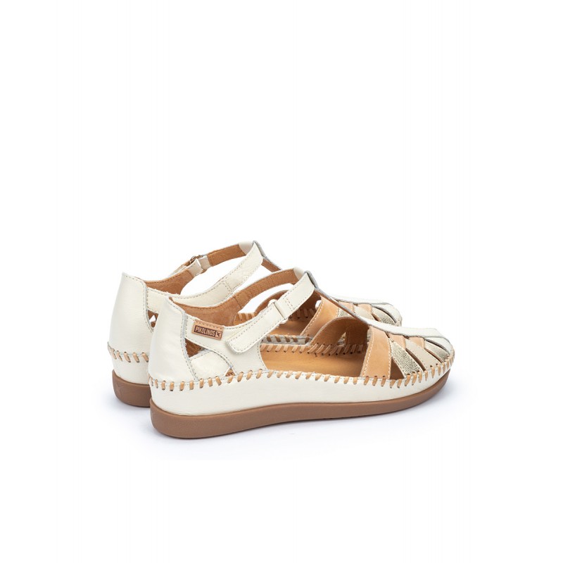 Sandalia cuña Pikolinos CADAQUES W8K beige