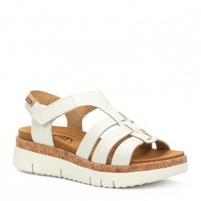 Sandalias cuña Pikolinos PALMA W4N beige