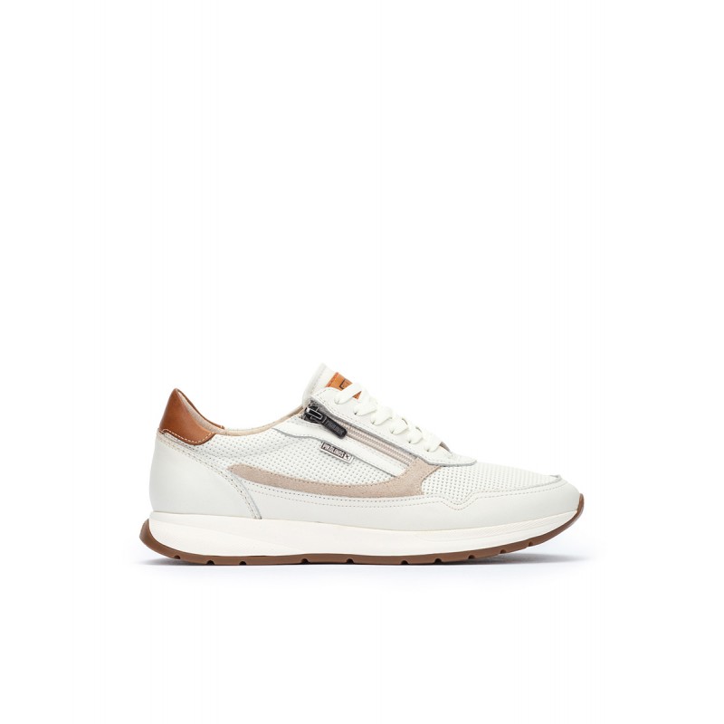 Deportivo con cordones y cremallera para hombre Pikolinos GETAFE M2B beige