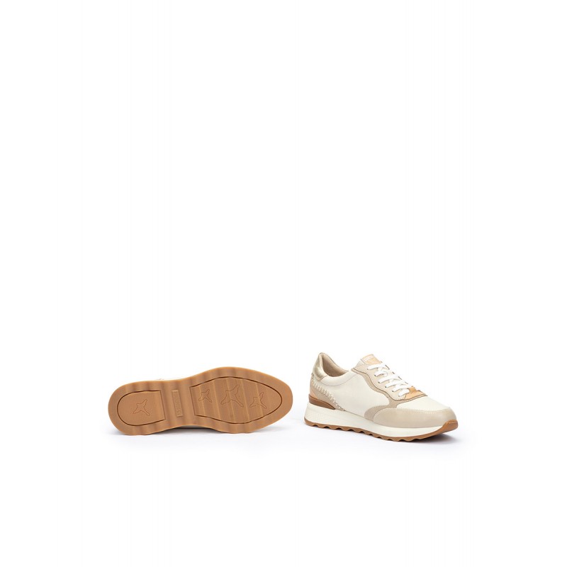 Deportivo con cordones para mujer Pikolinos ARRECIFE W1M blanco