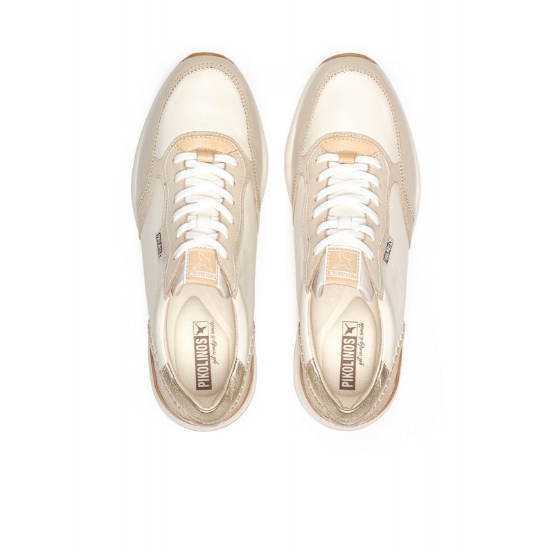 Deportivo con cordones para mujer Pikolinos ARRECIFE W1M blanco
