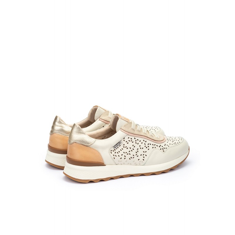 Deportivo calado con elásticos para mujer Pikolinos ARRECIFE W1M beige