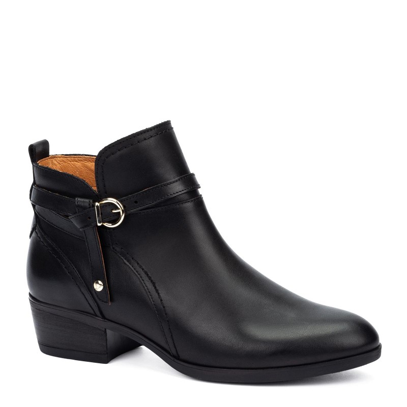 Botines de tacón Pikolinos DAROCA W1U negro