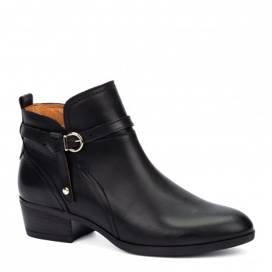 Botines de tacón Pikolinos DAROCA W1U negro