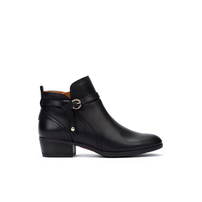 Botines de tacón Pikolinos DAROCA W1U negro