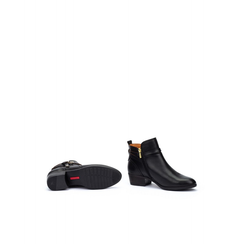 Botines de tacón Pikolinos DAROCA W1U negro