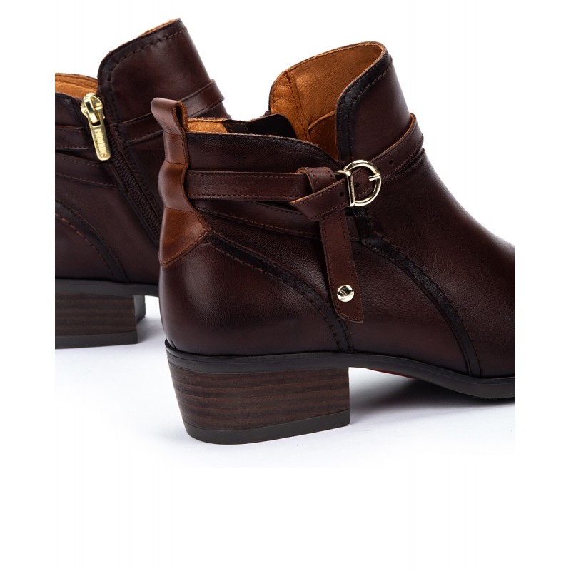 Botines de tacón Pikolinos DAROCA W1U marrón