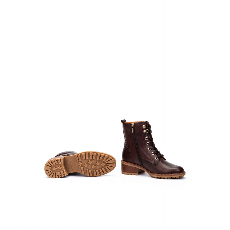 Botines de tacón Pikolinos MEDINA W0D marrón