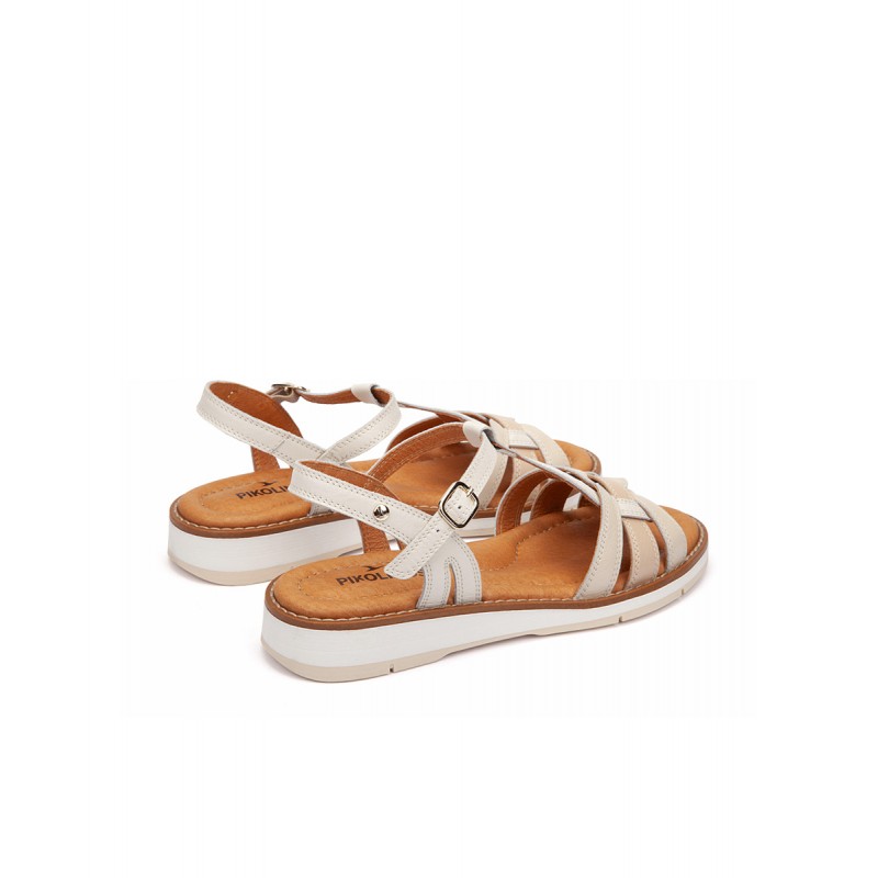Sandalias planas Pikolinos ROQUETAS W9B beige