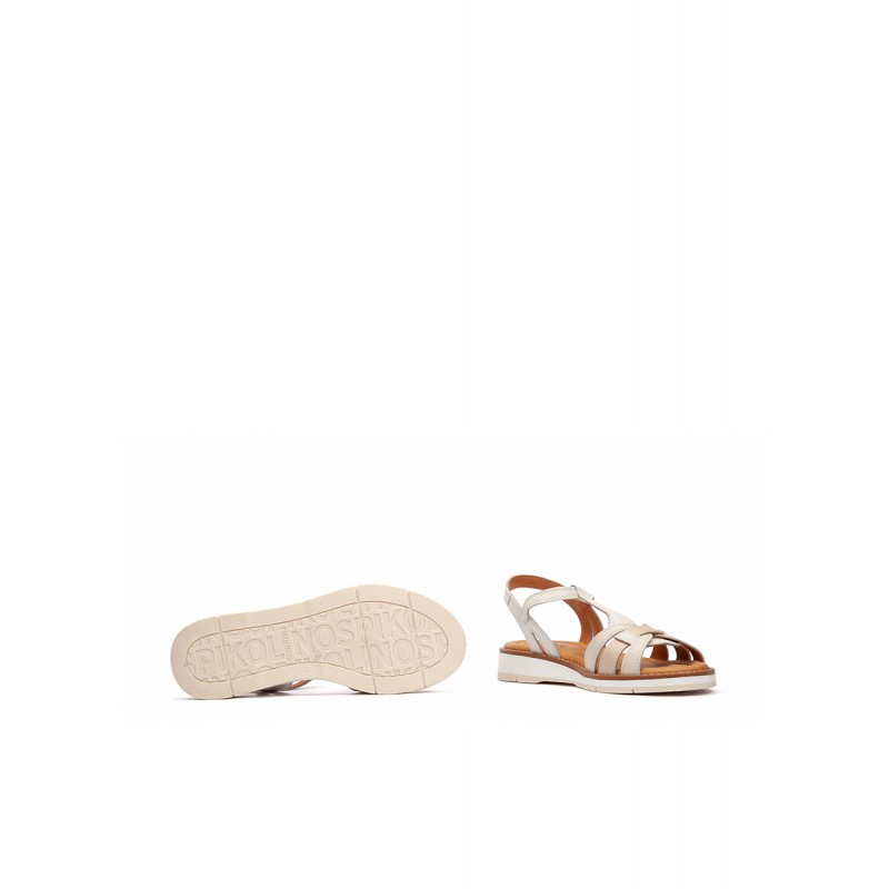 Sandalias planas Pikolinos ROQUETAS W9B beige
