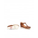 Sandalias cuña Pikolinos AGUADULCE W3Z marrón