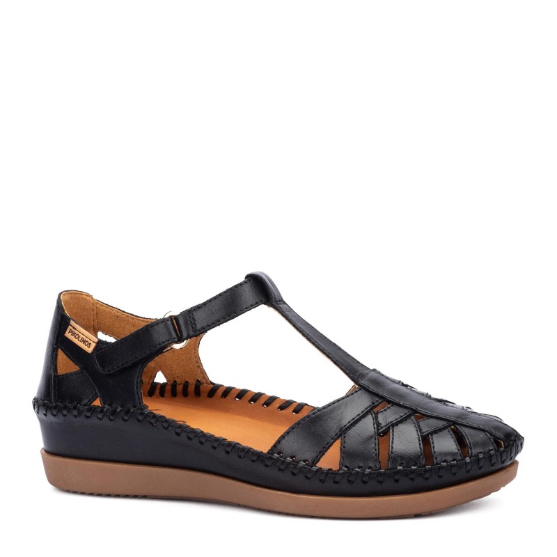 Zapatos semiabiertos Pikolinos CADAQUES W8K negro