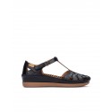 Zapatos semiabiertos Pikolinos CADAQUES W8K negro