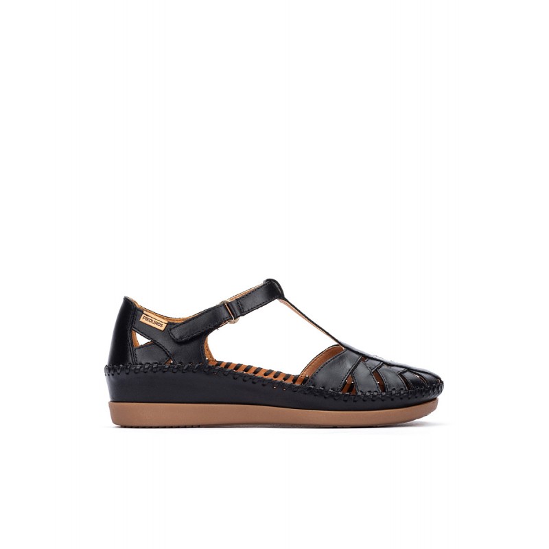 Zapatos semiabiertos Pikolinos CADAQUES W8K negro