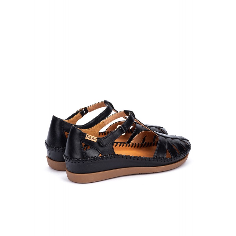 Zapatos semiabiertos Pikolinos CADAQUES W8K negro