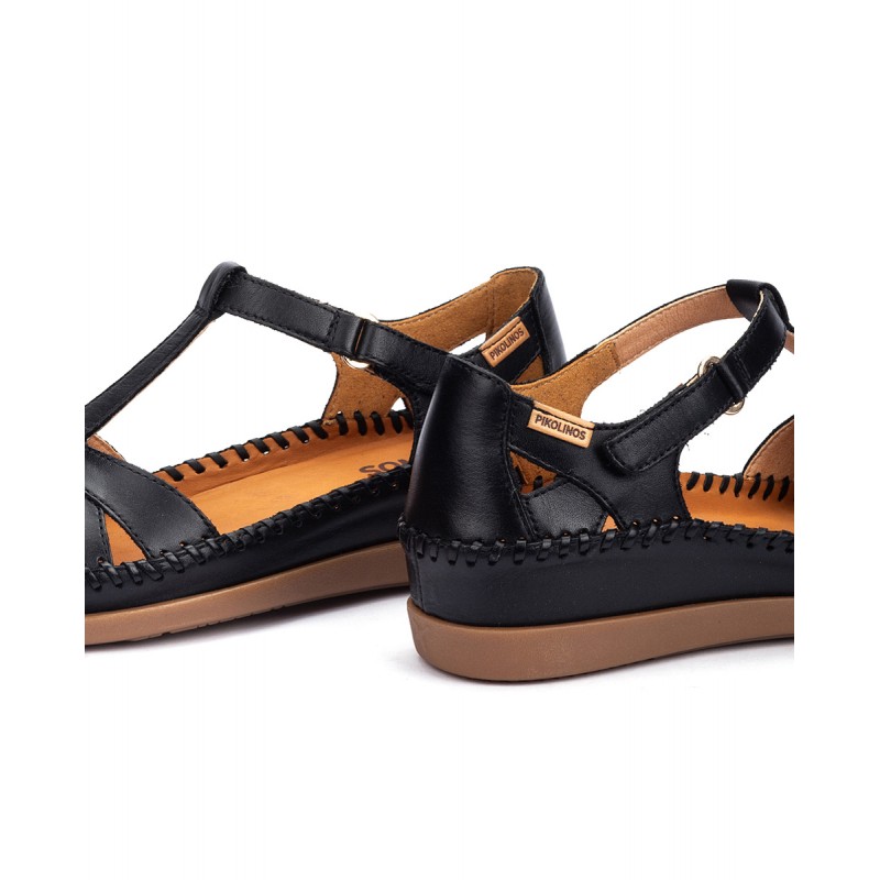 Zapatos semiabiertos Pikolinos CADAQUES W8K negro