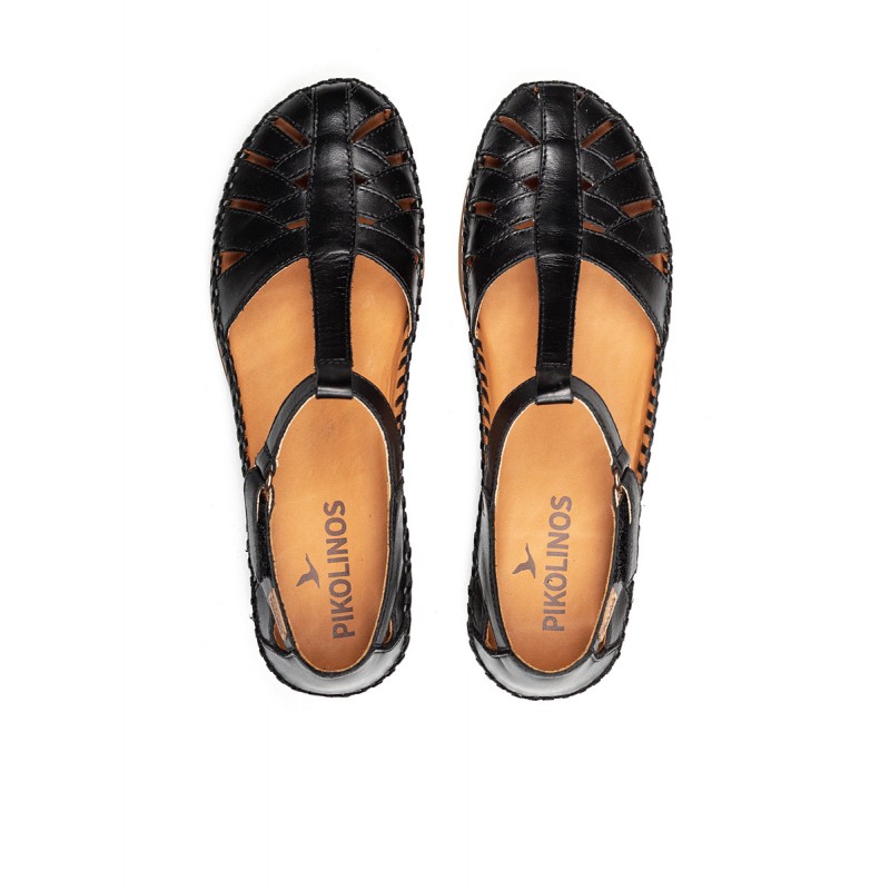 Zapatos semiabiertos Pikolinos CADAQUES W8K negro