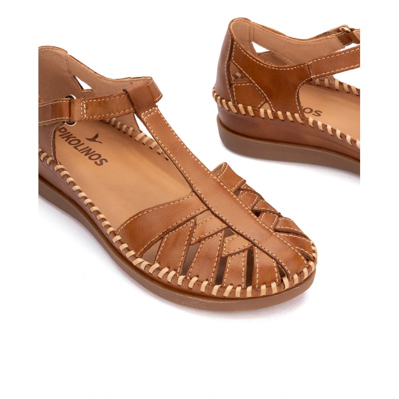 Zapatos semiabiertos Pikolinos CADAQUES W8K marrón