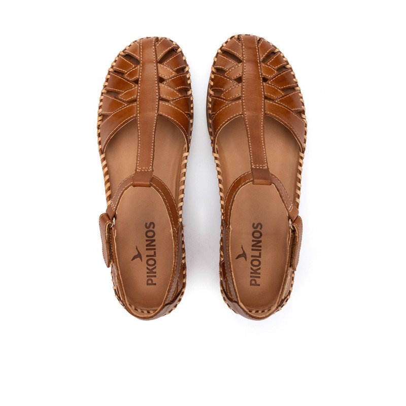 Zapatos semiabiertos Pikolinos CADAQUES W8K marrón