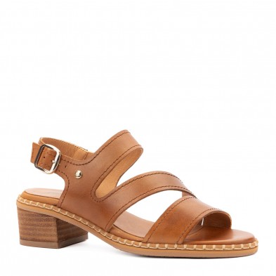 Sandalias tacón Pikolinos BLANES W3H marrón