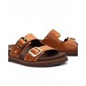 Sandalias planas Pikolinos AITANA W7Z marrón
