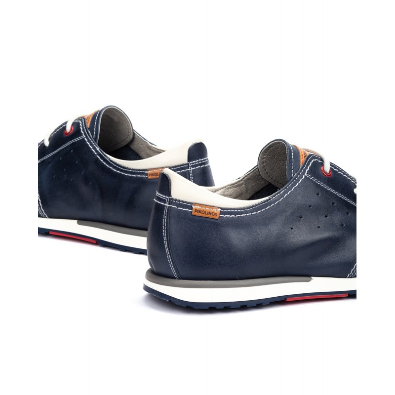 Zapatos cordones Pikolinos SALER M8W azul