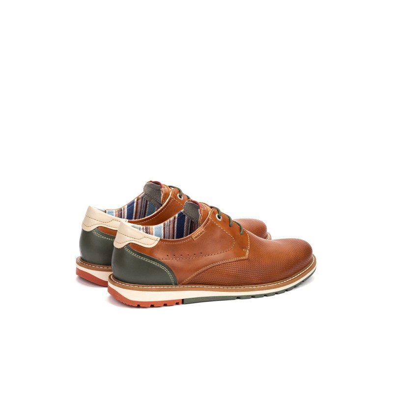 Zapatos cordones Pikolinos BERNA M8J marrón