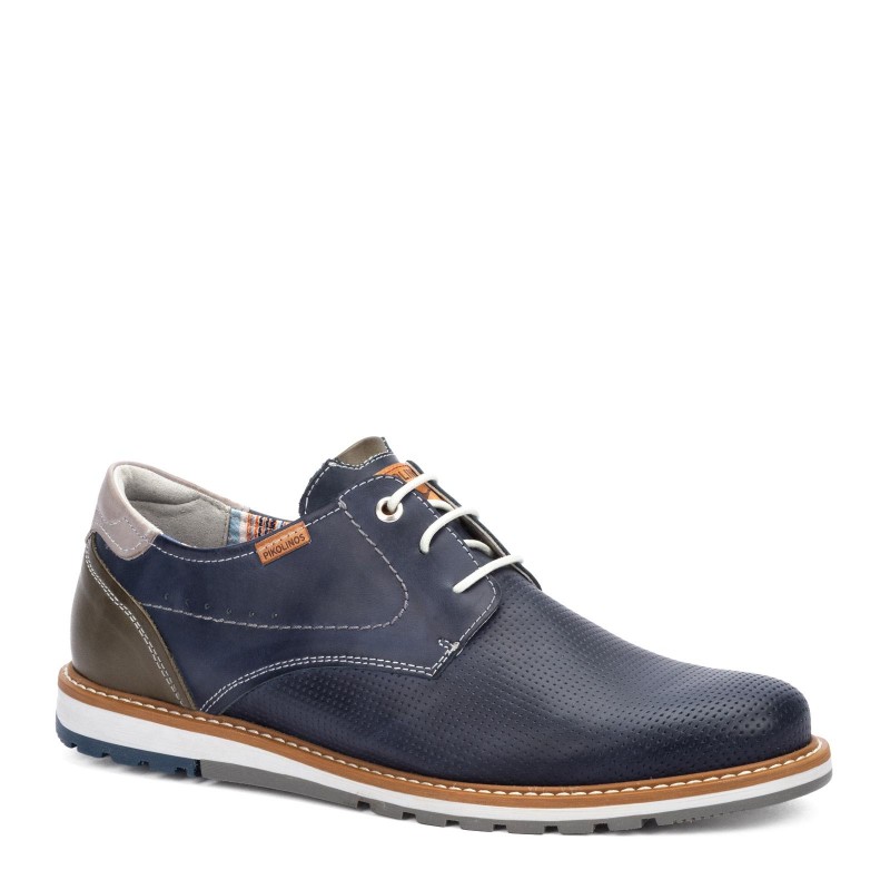Zapatos cordones Pikolinos BERNA M8J azul