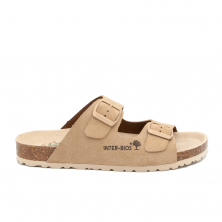 Platte Sandalen Dames Inter-Bios 7600 Beige