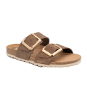 Sandalias Planas Mujer Inter-Bios 7232 Taupe