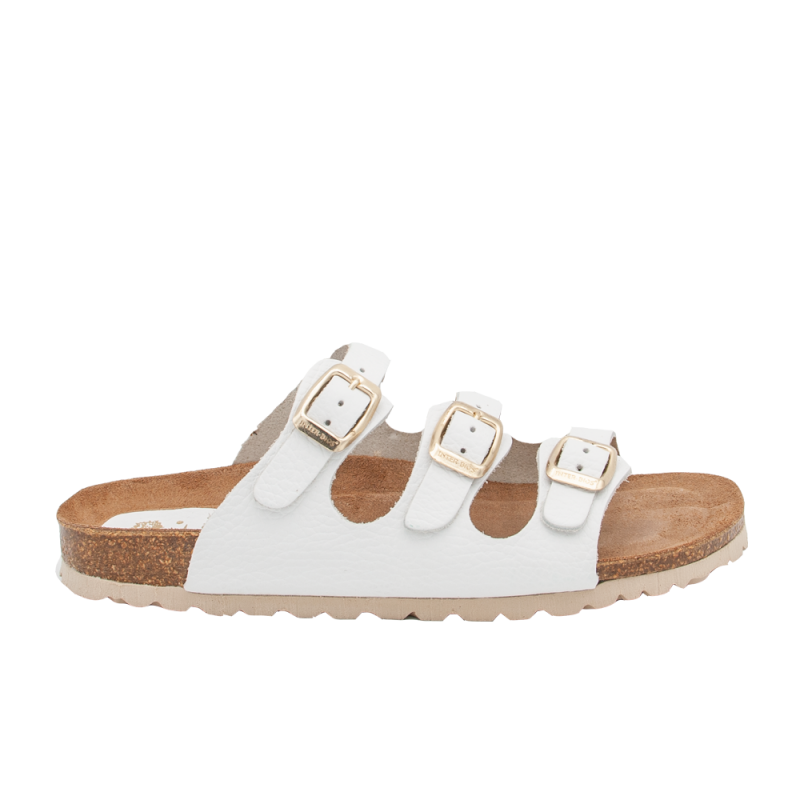 Sandalias Planas Mujer Inter-Bios 7231 Blanco