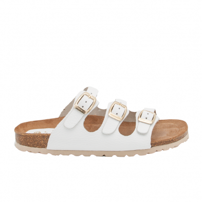 Sandalias Planas Mujer Inter-Bios 7231 Blanco