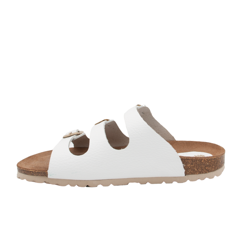 Sandalias Planas Mujer Inter-Bios 7231 Blanco