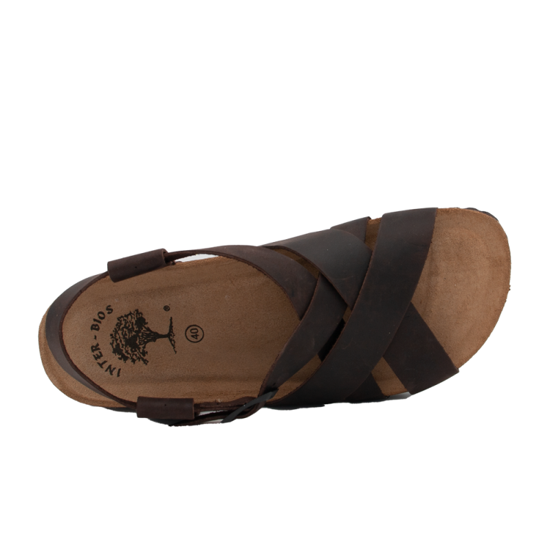 Sandalias Hombre Inter-Bios 9537 Marron