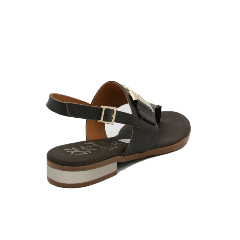 Sandalias Planas Mujer Oh My Sandals 5860 Marron