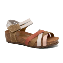 Sandalias Mujer Inter-Bios 5338 Gris-Kaki