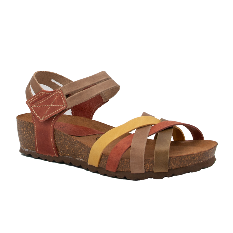Sandalias Mujer Inter-Bios 5338 Kaki