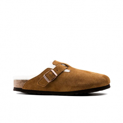 Zuecos Mujer Birkenstock Boston Cuero